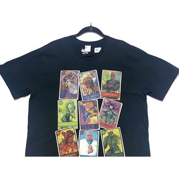 Marvel Graphic T-Shirt Men's XL Klaw Juggernaut Red Skull Modok Hela Mephisto - Picture 4 of 9